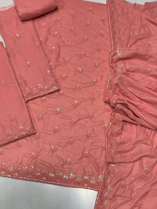 coco by zara shahjahan 3pc velvet emb