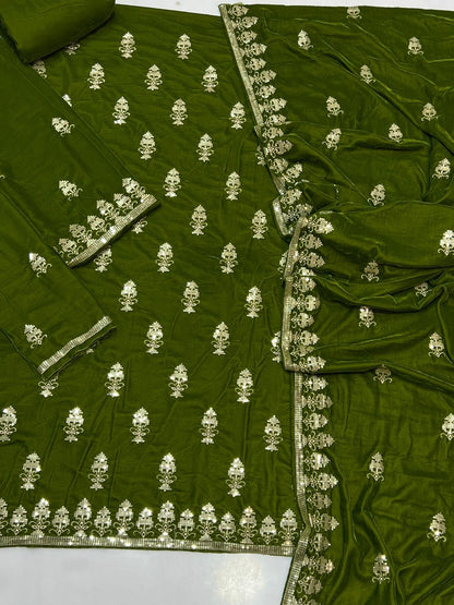 coco by zara shahjahan 3pc velvet emb